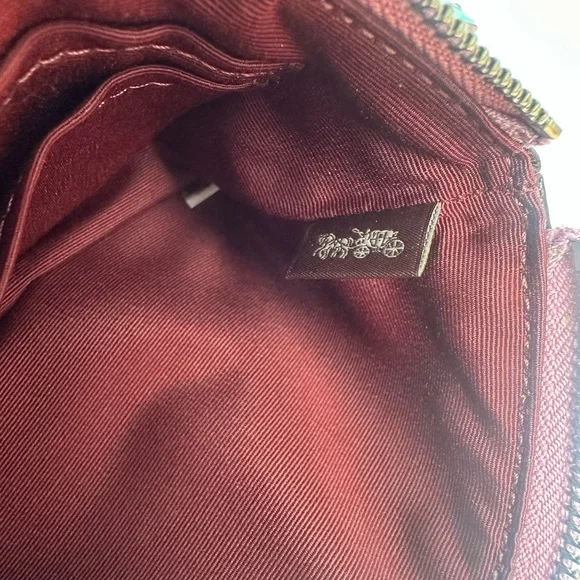 Coach Shimmering Pink Wristlet - Picture 7 of 10